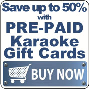 Save big with Karaoke Download Gift Cards